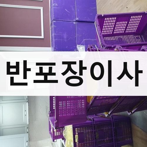 서구 반포장이사 포장이사